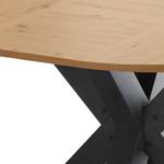 Table Joze I Imitation chêne noueux - Largeur : 130 cm