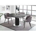 Table Binic II Céramique foncé - Largeur : 130 cm - Noir