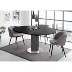 Table Binic I Noir - Largeur : 130 cm - Anthracite