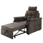 Relaxfauteuil Lomme microvezel - Microvezel Ranu: Steengrijs