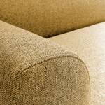 Sofa Lussant (3-Sitzer) Flachgewebe - Flachgewebe Shina: Safrangelb - Grau