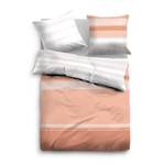 Parure de lit en satin Multicolor Satin - Terre cuite - 200 x 200 cm + 2 oreillers 80 x 80 cm