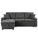 Ecksofa Luglon Webstoff - Anthrazit