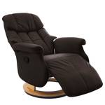 Relaxfauteuil Grunewald II echt leer/kunstleer - Leer Libi: Bruin