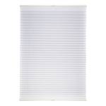 Store plissé sans perçage free Polyester / Aluminium - Blanc - 110 x 130 cm