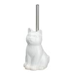 WC-Bürste Cat Keramik - Weiß