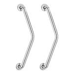 Barres d’appui Secura III (lot de 2) Aluminium / Matière plastique - Chrome