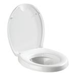 WC-Sitz Secura Aluminium / Duroplasz - Weiß