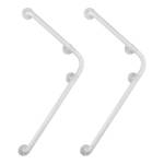 Barres d’appui Secura V (lot de 2) Aluminium / Matière plastique - Blanc