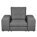 Fauteuil XXL Gurat Tissu - Tissu Sada: Anthracite