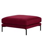 Repose-pieds Grossa Velours - Velours Vaia: Rouge foncé