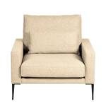 XXL-fauteuil Garlin geweven stof - Geweven stof Sogol: Beige