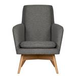 Fauteuil Farnay Tissu - Tissu Sogol: Gris foncé