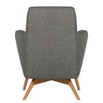 Fauteuil Farnay Tissu - Tissu Sogol: Gris foncé