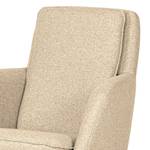 Fauteuil Farnay geweven stof - Geweven stof Sogol: Beige