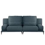 Sofa Lirac (3 Sitzer) Webstoff - Webstoff Sogol: Dunkelblau