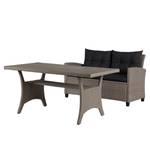 Loungegruppe Laurel (2-teilig) Polypropylen / Polyester - Beige / Grau