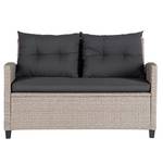 Loungegruppe Laurel (2-teilig) Polypropylen / Polyester - Beige / Grau