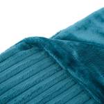 Plaid Cord Polyester - Bleu pétrole