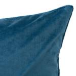 Coussin Fleur-de-Lys Polyester - Bleu pétrole