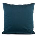 Housse de coussin Peppino Polyester - Bleu pétrole