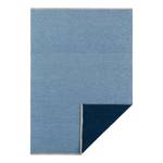 Vloerkleed Duo katoen/polyester-chenille - Lichtblauw/donkerblauw - 200 x 290 cm