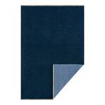 Vloerkleed Duo katoen/polyester-chenille - Lichtblauw/donkerblauw - 200 x 290 cm