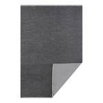 Tapis Duo Coton / Chenille de polyester - Gris clair / Anthracite - 80 x 150 cm