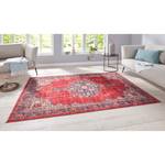 Vloerkleed Sarouk Sangar katoen/polyester-chenille - rood - 120 x 170 cm