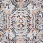 Vloerkleed Baroque Imperior katoen/polyester-chenille - blauw/beige - 120 x 170 cm