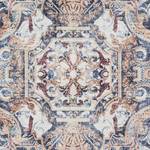 Teppich Baroque Imperior Baumwolle / Polyester Chenille - Blau / Beige - 200 x 290 cm