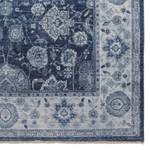 Teppich Maschad Chora Baumwolle / Polyester Chenille - Blau - 160 x 230 cm