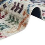 Tapis Kilim Sarobi Coton / Chenille de polyester - Crème / Multicolore - 200 x 290 cm