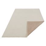 Tapis Duo Coton / Chenille de polyester - Crème / Beige - 80 x 150 cm