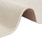 Tapis Duo Coton / Chenille de polyester - Crème / Beige - 80 x 150 cm