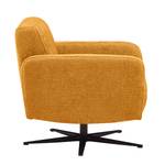 Fauteuil City Chenille - Tissu Chenille Jiao: Jaune moutarde