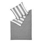 Parure de lit Veneto Coton - Gris - 155 x 220 cm + oreiller 80 x 80 cm