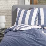 Parure de lit Veneto Coton - Bleu - 155 x 220 cm + oreiller 80 x 80 cm