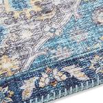 Teppich Kashmir Ghom Webstoff - Blau - 80 x 150 cm