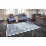 Tapis de couloir Keshan Maschad Tissu - Bleu clair