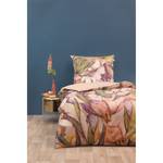 Parure le lit Camille II Coton - Rose - 135 x 200 cm + oreiller 80 x 80 cm