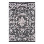 Laagpolig vloerkleed Aubusson Flore polyester/polypropeen - Grijs/roze - 80 x 150 cm