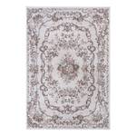 Laagpolig vloerkleed Aubusson Flore polyester/polypropeen - Crèmekleurig/Oud pink - 160 x 230 cm