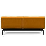 Schlafsofa Splitback Eik Webstoff - Stoff Elegance: 507 Burned Curry - Schwarz