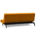 Schlafsofa Splitback Eik Webstoff - Stoff Elegance: 507 Burned Curry - Schwarz