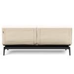 Schlafsofa Splitback Eik Webstoff - Webstoff Bouclè: Off White - Schwarz