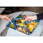 Gourmet Set Tangram Ready Kunststoff - Tiefblau / Grau