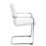 Chaises hülsta now S17 (lot de 2) Imitation cuir / Acier - Blanc