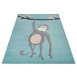 Kinderteppich Monkey Miles Polypropylen - Hellblau