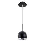 Suspension Ball I Acier - 1 ampoule - Noir